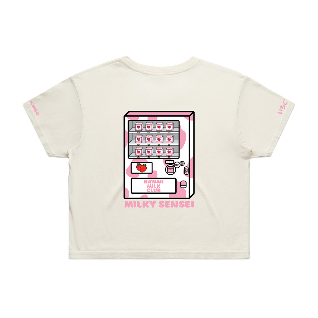 Kawaii Milk Club Crop - Strawberry